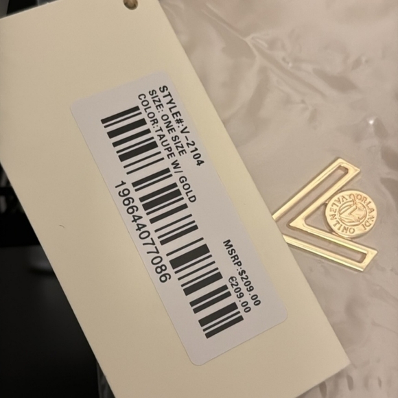 Valentino Orlandi Italian Taupe Satchel/Wallet/ Guitar Strap Crossbody V-2104 - Picture 4 of 4